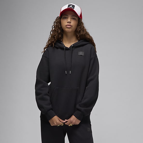 Womens Jordan Black Hoodies Pullovers. Nike